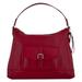 Coach Bags | Coach Dark Red Wine Leather Charlie Hobo Purse Bag #57133e | Color: Purple/Red | Size: Os