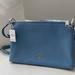 Coach Bags | Coach Blue Leather Bag With Silver Details | Color: Blue/Silver | Size: Os