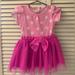 Disney Dresses | Disney Baby Girl Minnie Mouse Pink Dress - 12-18 Months | Color: Pink/White | Size: 12-18mb