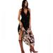 Free People Dresses | Free People Revolve Get To You Floral Print Maxi Slip Dress W/Criss-Cross Straps | Color: Black/Pink | Size: Xs