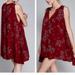 Free People Dresses | Free People Swing Dress | Color: Brown/Red | Size: M