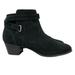 Giani Bernini Shoes | Giani Bernini Women's Size 9.5m Oleesia Black Leather Memory Foam Ankle Booties | Color: Black | Size: 9.5