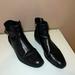 Zara Shoes | Black Leather Ankle Boots | Color: Black | Size: 6.5