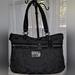 Coach Bags | Coach Poppy Black Signature Tote Handbag | Color: Black | Size: Os