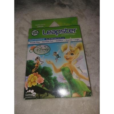 Disney Video Games & Consoles | Disney Fairies Tinkerbell Leapfrog Leapster Learning Game Cartridge New Prek-1st | Color: Red | Size: Os