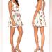 Free People Dresses | Free People | Thought I Was Dreaming Floral Mini Dress Size Xs | Color: Red/White | Size: Xs