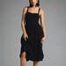 Anthropologie Dresses | Htf By Anthropologie Textured Smocked Midi Dress | Color: Black | Size: Xl