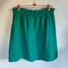 J. Crew Skirts | J.Crew Teal/Green Elastic Waist Mini Skirt - Size 8 | Color: Blue/Green | Size: 8