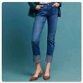 Anthropologie Jeans | Anthropologie Pilcro & The Letterpress Denim Slim Straight Jean 27 | Color: Blue | Size: 27