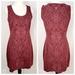 Athleta Dresses | Athleta Shayla Leopard Print Sleevless Ponte Knit Mini Shift Dress | Color: Brown/Red | Size: S