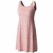 Columbia Dresses | Columbia Pink Printed Omni-Freeze Upf50 Pfg Freezer Iii Dress | Color: Pink | Size: 1x