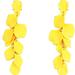 Zara Jewelry | Floral Elegant Long Yellow Rose Petals | Color: Yellow | Size: Os