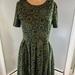 Lularoe Dresses | Lularoe Dress | Small | Color: Black/Green | Size: S