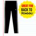 Adidas Bottoms | Adidas Cllimate Pants - Kids Size Large (14-16), In Great Shape! Unisex! | Color: Black/White | Size: Unisex - Large (14-16)