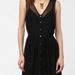 Anthropologie Dresses | Anthropologie Sparkle & Fade Black Sheer Button Down Maxi Dress | Color: Black | Size: M