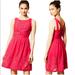 Anthropologie Dresses | Anthropologie Rhododendron Dress Moulinette Souers Pink Size 2 Xs Lace Pocket | Color: Pink | Size: 2