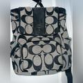 Coach Bags | Coach Fashion Backpack Black And Gray | Color: Black/Gray | Size: Os