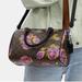 Coach Bags | Coach Rowan Satchel In Signature Canvas With Rose Print Svr/Brown/Iris Multi Nwt | Color: Brown/Purple | Size: Various