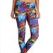 Athleta Pants & Jumpsuits | Athleta Leggings Size Xxs Colorburst Sonar Tight Leggings | Color: Blue/Red | Size: Xxs