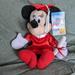 Disney Toys | Disney Minnie Mouse Graduation Plush Walgreens Exclusive Stuffed Animal Red Tags | Color: Black/Red | Size: 8"