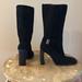 Gucci Shoes | Gucci Black Suede Boots Size 6. 1/2 | Color: Black | Size: 6.1/2