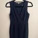 J. Crew Dresses | J.Crew, Scalloped V-Neck & Scallop Detail Dress, Navy Blue, Sz 0 | Color: Blue | Size: 0