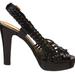 Ralph Lauren Shoes | Lauren By Ralph Lauren Women’s Fayre Platform Sandal Size 10 New | Color: Black/Gold | Size: 10