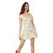 Free People Dresses | Free People It Takes Two Wrap Dress Ivory Combo Cream Extra Small Xs | Color: Blue/Cream | Size: Xs