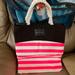 Victoria's Secret Bags | 17x14x8 Inches. Height Across And Width At Bottom | Color: Black/Pink | Size: Os