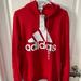 Adidas Sweaters | Adidas Men's Essentials Fleece Big Logo Hoodie And Matching Socks | Color: Red | Size: L