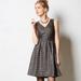 Anthropologie Dresses | Anthropologie Moulinette Soeurs Fit & Flare Shiny Metallic Tweed Dress Size Xs | Color: Black/Brown | Size: Xs
