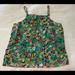 Anthropologie Tops | Anthropologie Maeve Top Green Floral Size 8 | Color: Green | Size: 8