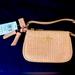 Coach Bags | Coach Nolita 15 In Straw Leather- Wristlet Bag Nwt !!! | Color: Gold/Pink | Size: Os