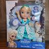 Disney Toys | Disney Frozen Snow Glow Singing Lights Up Dress Elsa Doll & Olaf 2014 New In Box | Color: Blue/Cream | Size: Osg