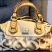 Coach Bags | Euc Authentic Coach Ashley Bag | Color: Cream/Gold | Size: Os