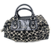 Coach Bags | Coach Ashley Signature Logo Fabric Black Leather Satchel Removable Strap Purse | Color: Black/Cream | Size: Os