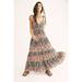 Free People Dresses | Free People Womens Smocked Maxi Dress Medium Lets Smock About It Floral Festival | Color: Pink | Size: M