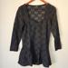 Free People Tops | Free People, Women's Lace Top, Black, Size Xxs (0-2), Cotton Blend | Color: Black | Size: Xxs