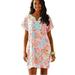 Lilly Pulitzer Dresses | Lilly Pulitzer Harlow Pink & Blue Embroidered Fish Tunic Dress Large | Color: Blue/Pink | Size: L