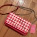 Kate Spade Bags | Kate Spade Last Chance Rare Nwt Pink Darcy Woven Houndstooth Chain Bag | Color: Pink | Size: Os