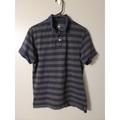 J. Crew Shirts | J.Crew Gray Blue Striped Short Sleeve Polo Men's Size L 100% Cotton | Color: Blue/Gray/Red | Size: L