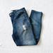 Jessica Simpson Jeans | Jessica Simpson Distressed Forever Rolled Ankle Skinny Jeans Size 29/ 9" Rise | Color: Blue | Size: 29