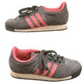 Adidas Shoes | Adidas Samoa Sneakers Suede Gray Pink G47609 Womens 10 Exc Con | Color: Gray/Pink | Size: 10
