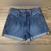 American Eagle Outfitters Shorts | American Eagle Women's Stretch Blue Jean Mom Short Shorts Denim Jean Womens 0 | Color: Blue | Size: 0