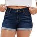 American Eagle Outfitters Shorts | American Eagle: Nwt Ne(X)T Level Curvy Denim Midi Short - Size 6 | Color: Blue | Size: 6