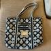 Coach Bags | Coach Poppy Tote Shoulder Bag | Color: Black/Silver | Size: Os