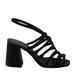 Free People Shoes | Free People Women’s Black Colette Cinched Heel Sandals. Size: 37 | Color: Black | Size: 37