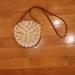 American Eagle Outfitters Bags | Cross Body Straw Purse | Color: Brown/Gold | Size: Os