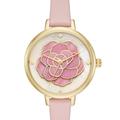 Kate Spade Accessories | Kate Spade New York 176849 Womens Metro Leather Strap Watch Gold/Atlas Pink | Color: Pink/White | Size: Os