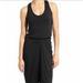 Athleta Dresses | Athleta Daytrip Dress Black Modal Stretchy Sleeveless Draped Racerback Womens M | Color: Black | Size: M